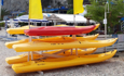 Yuou can hire canos at Bagni Arturo